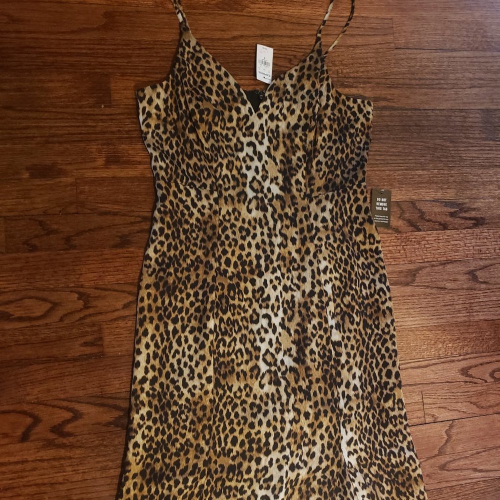 Express Leopard Print Slip Dress - BNWT - Medium